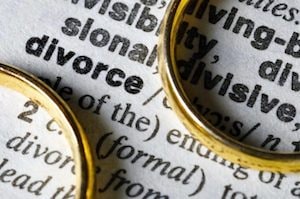 Divorce Word and Rings