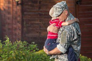 Soldier with Son