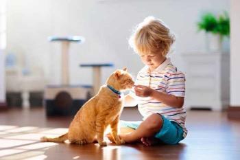 Kid with Cat