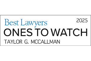 Taylor G. McCallman Best Lawyers 25 Badge