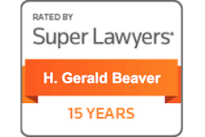 H. Gerald Beaver - Super Lawyers - 15 Years